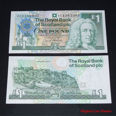 1992 Royal Bank of Scotland Plc £1 – European Summit 1992 Royal Bank of Scotland Plc £1 – European Summit